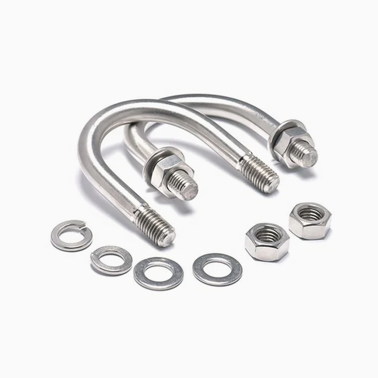 Factory Wholesale Ssa2/A4 DIN3570 Wire/Cable Supporting U-Bolt with Washers and Nuts 2