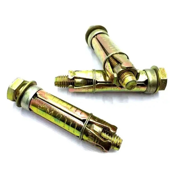 Fixing Bolts for Concrete Yellow Zinc Plated 3PCS 4PCS Fix Anchor Bolt 2