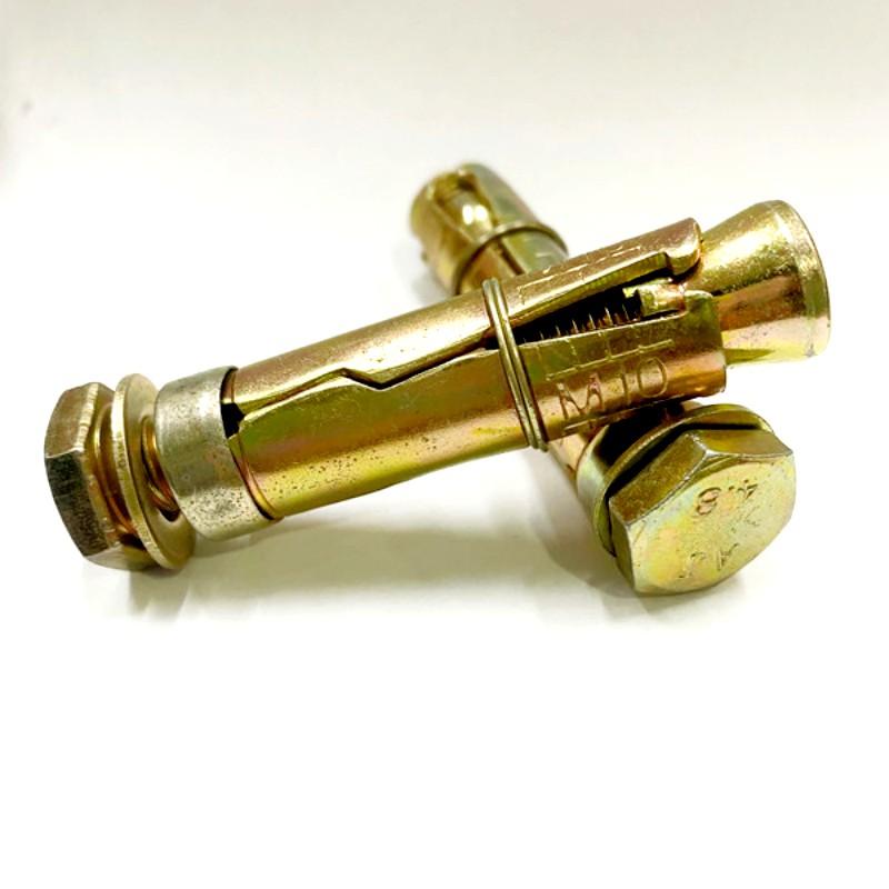 Yellow Zinc Plated 3PCS Fixing Anchor Bolt