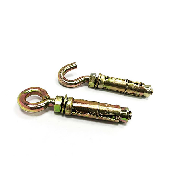 Yellow Zinc Plated 3PCS Expansion Hook Bolt