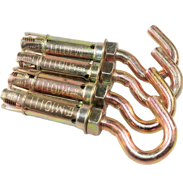 Yellow Zinc Plated 3PCS Expansion Hook Bolt 2