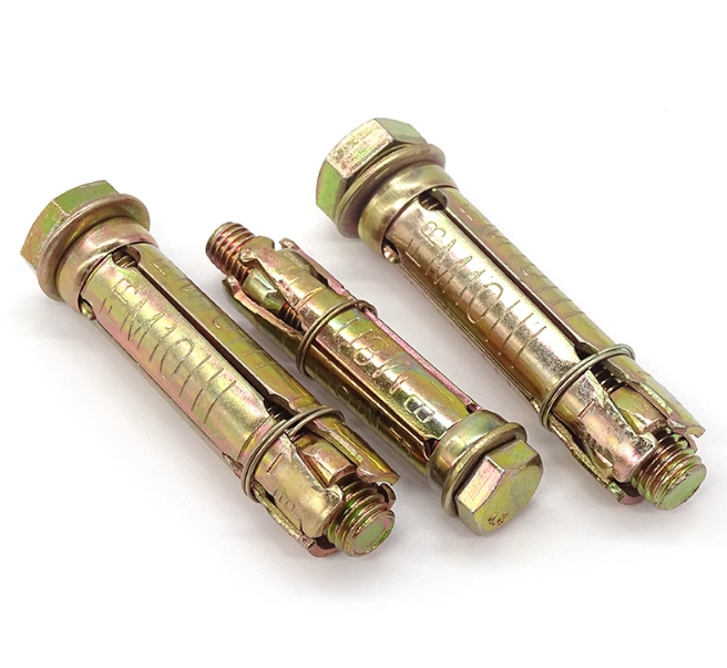 Carbon Steel Yellow Zinc Rainbow 4pcs Expansion Anchor