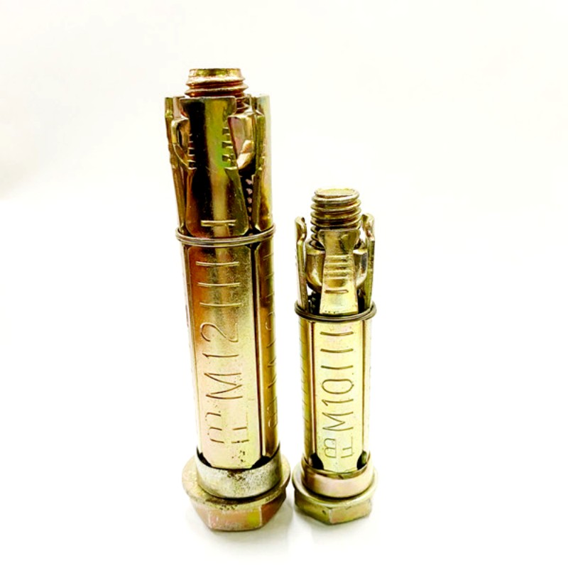 Yellow Zinc Plated 4PCS Fixing Anchor Bolt 1