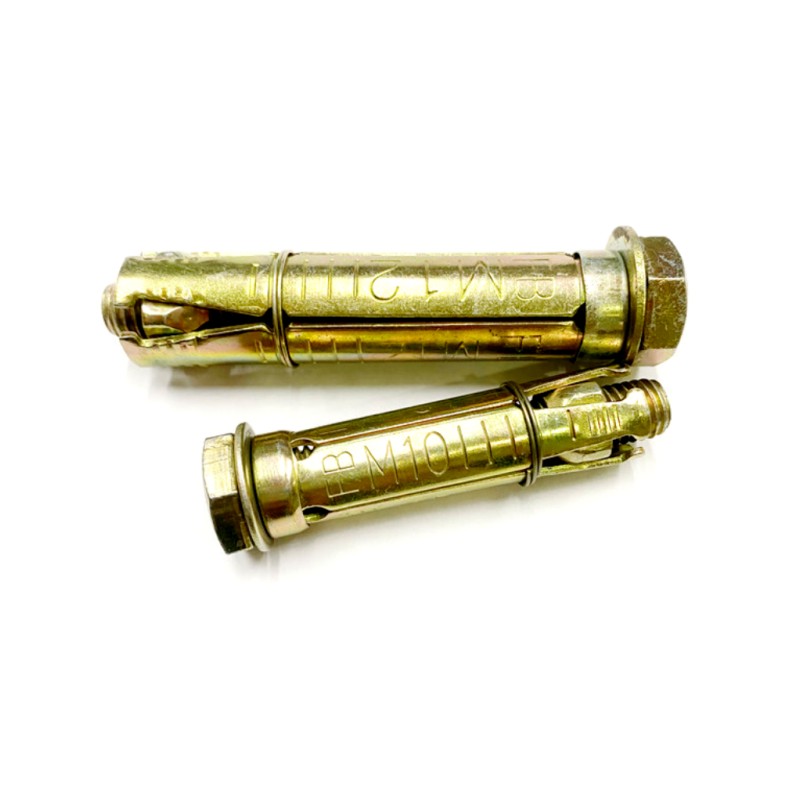 Yellow Zinc Plated 4PCS Fixing Anchor Bolt 2
