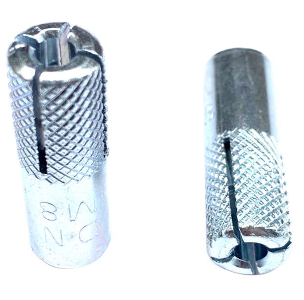 Carbon Steel Blue White Zinc Galvainzed Drop In Anchor All Size