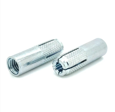 Professional Manufacturing Zinc Plated Customized Stainless Carbon Steel Drop In Anchors with Knurling 4
