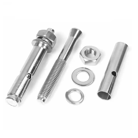 Hex Concrete Sleeve Anchors with Spring and Flat Washer 4