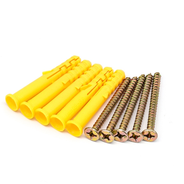 Hot Selling Anti-skid Design M6*30 Fish Shape Nylon Plastic Expansion Anchor With Screw
