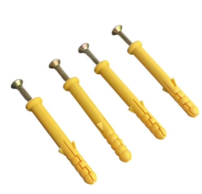 Profesional Plastic Expansion With Screw Half Thread Full Thread Support Customized