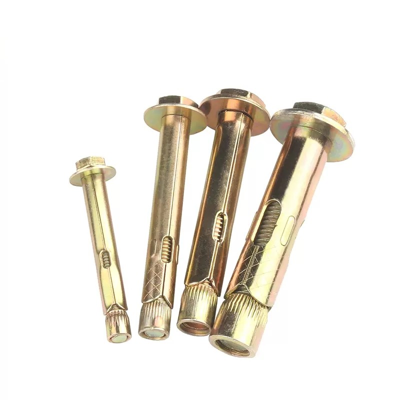 Color Zinc Plated Carbon Steel Hex Sleeve Anchor Bolt 1