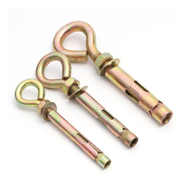 Carbon Steel Grade 4.8 8.8 10.9 12.9 Class a B C Galvanized Sleeve Shield Wedge Anchor Expansion Bolt Closed Eye Hook Anchor