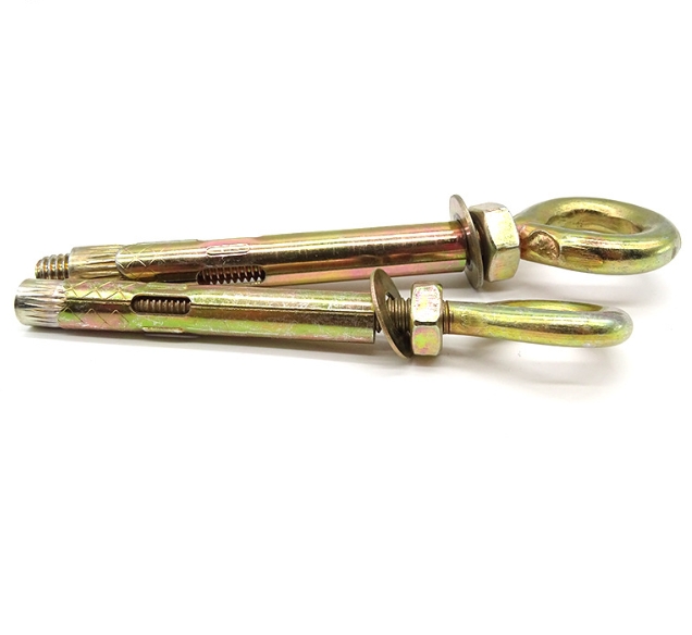 Hot-selling Carbon Steel Yellow Zinc Plated Galvanized Sleeve Anchor Bolt 1