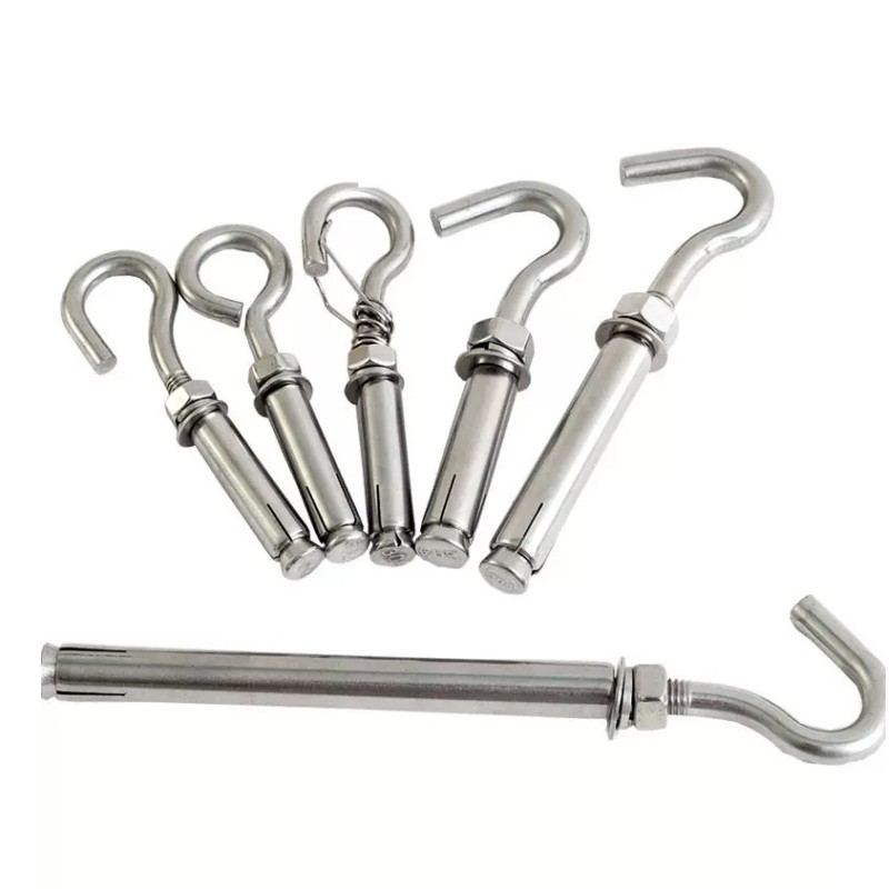 Zinc Plated Carbon Steel Hook Anchor Bolt 4