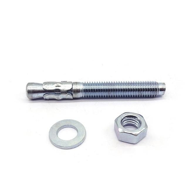 High Corrosion Resistant Custom Machined Anchor (Blue-White Zinc) Wedge Anchor