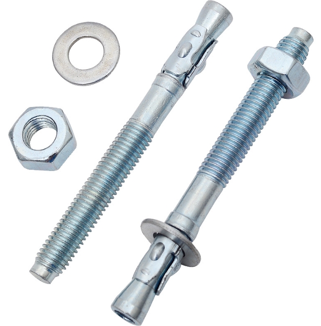 High Corrosion Resistant Custom Machined Anchor (Blue-White Zinc) Wedge Anchor 3