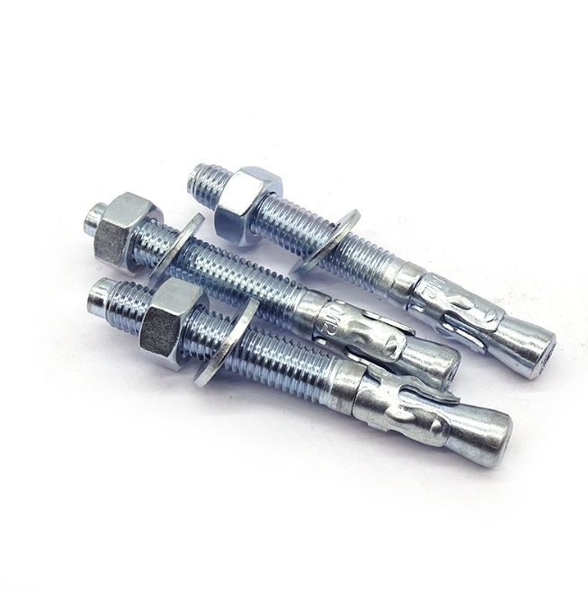 High Corrosion Resistant Custom Machined Anchor (Blue-White Zinc) Wedge Anchor 5