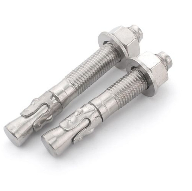 High Quality 304 316 Stainless Steel Plain Wedge Anchor Bolt 1