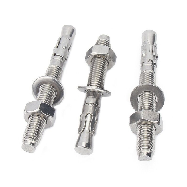 High Quality 304 316 Stainless Steel Plain Wedge Anchor Bolt 3