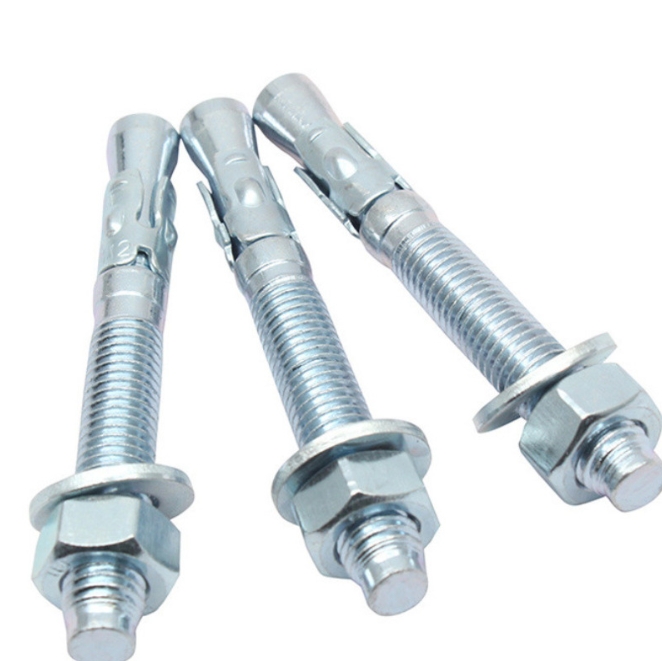M12*100 Carbon Steel Zinc Plated M10*100 Expansion Wedge Anchor Bolts 12mm Size Sleeve Anchor DIN Standard for Granite 3