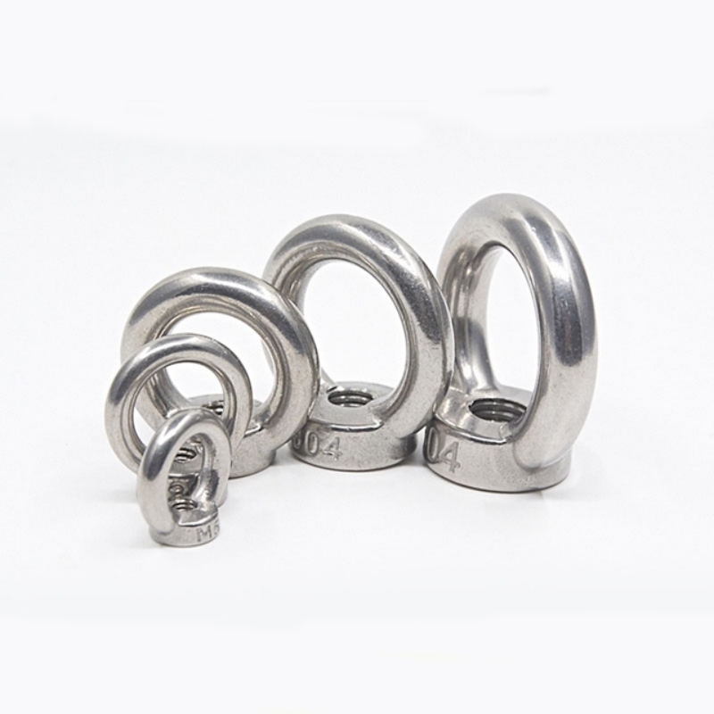 304 Stainless Steel DIN582 Ring Shape Eye Nut Ring Hardware Eye nut 1