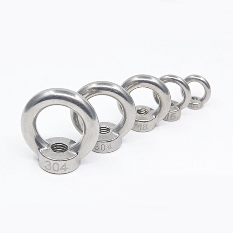 304 Stainless Steel DIN582 Ring Shape Eye Nut Ring Hardware Eye nut 2
