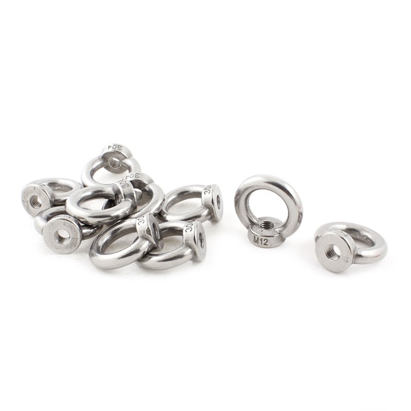 304 Stainless Steel DIN582 Ring Shape Eye Nut Ring Hardware Eye nut 4