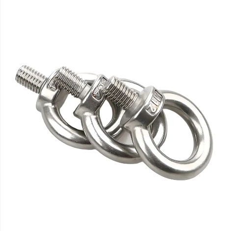 Industrial Rigging Hardware Eye Nuts 304 316 Stainless Steel Din582 Ring Thread Eye Nuts, Forged Zinc Plated Ring Nuts 2
