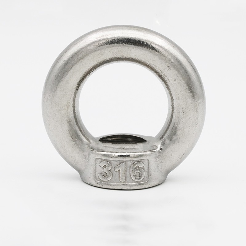 Lifting Eye Nut Stainless Steel 304 316 Eye Nut Thread Fastener Ring Eye Nut