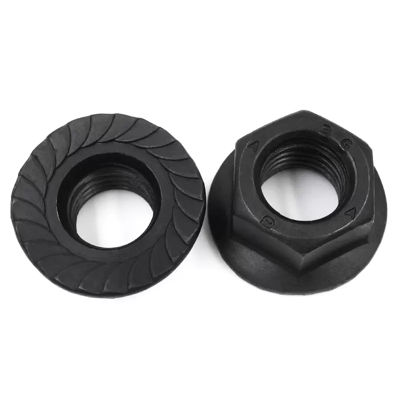 Grade 8.8 Black Carbon Steel Flange Nut 1