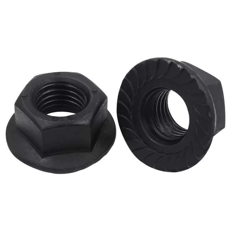 Grade 8.8 Black Carbon Steel Flange Nut 3
