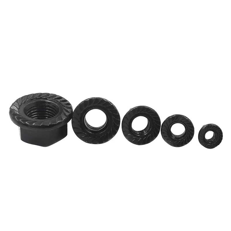 Grade 8.8 Black Carbon Steel Flange Nut 4