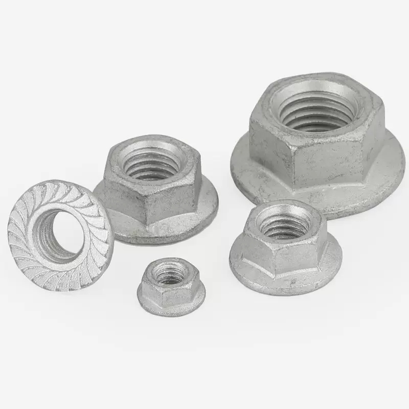 Grade 8.8 Carbon Steel HDG Flange Nut 4