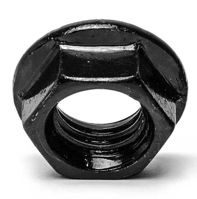 High Quality Zinc Plated Hex Flange Nuts DIN6923 Grade 4.8 Black 1