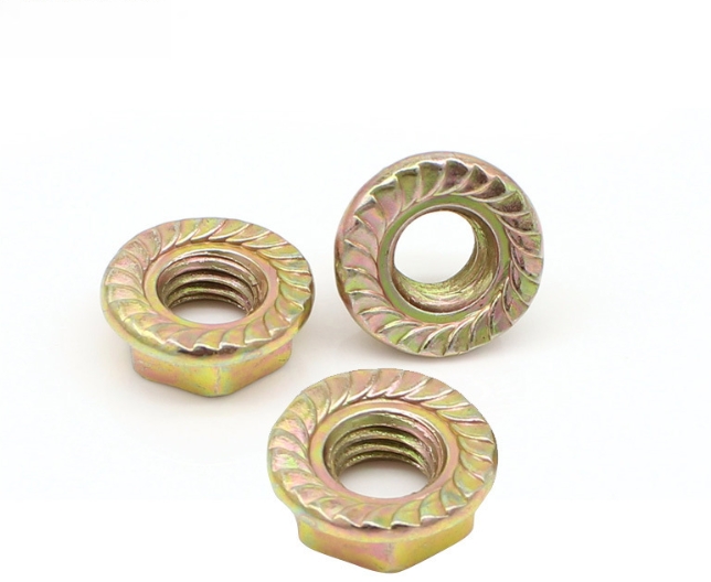 Standard M6 M8 M10 M12 DIN6923 Flange Nuts Carbon Steel 2