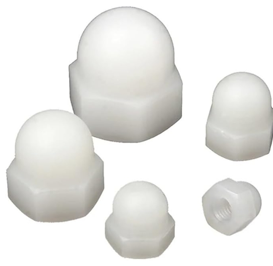 Plastic Nylon Hexagon Cap Domed Nut Hex Cap Nut 2