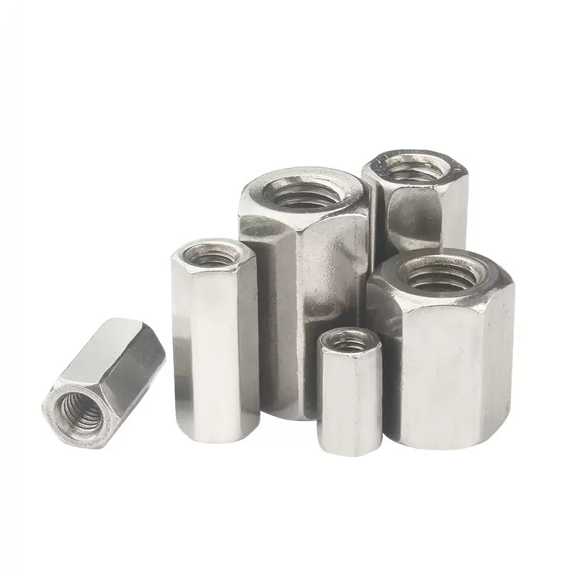 304 Stainless Steel Hex Long Nut 1