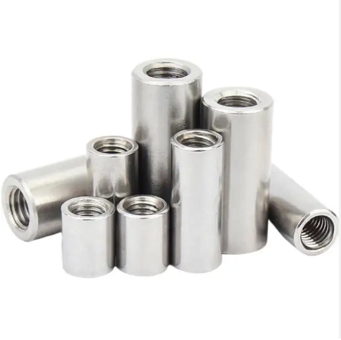 304 Stainless Steel M4-M20 Extension Long Column Standoff Spacer Round Cylinder Connecting Coupling Nut