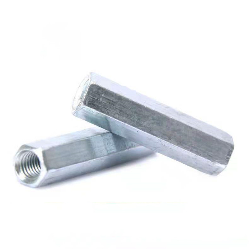 Grade 4.8 Zinc Plated Carbon Steel Hex Long Nut