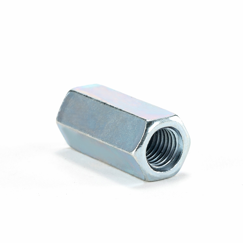 Grade 4.8 Zinc Plated Carbon Steel Hex Long Nut 2