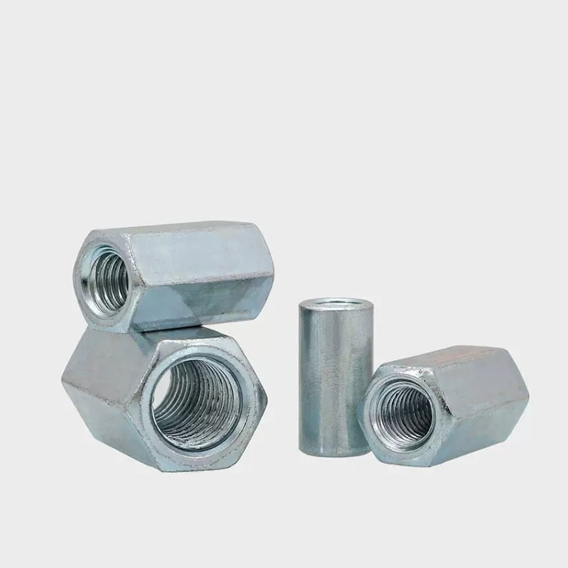 Grade 8.8 Zinc Plated Carbon Steel Hex Long Nut 2