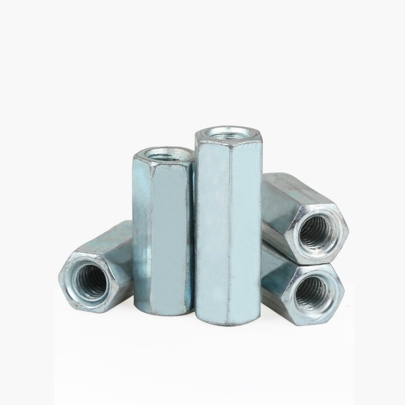 Grade 8.8 Zinc Plated Carbon Steel Hex Long Nut 3