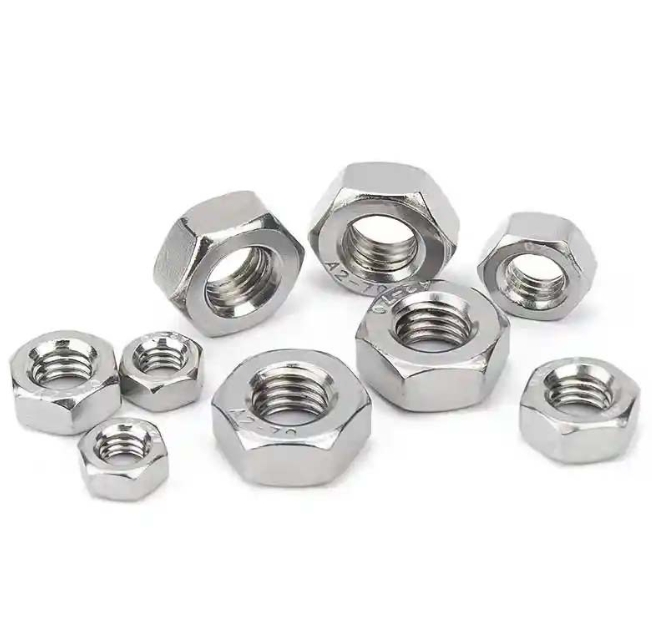 18-8 Stainless Steel Hex Nuts – Coarse & Fine Thread 1