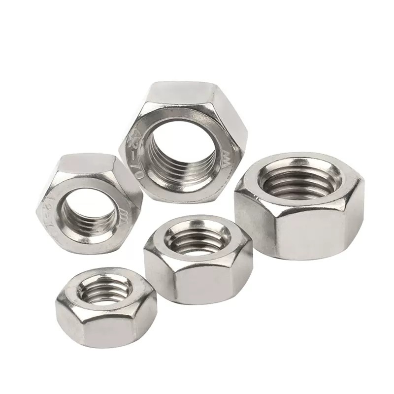 304 Din934 Din Hexagon Nut Manufacturerm2-m30 Passivated 5-15 Days M2-m30 Stainless Steel Coupling Hex Nut