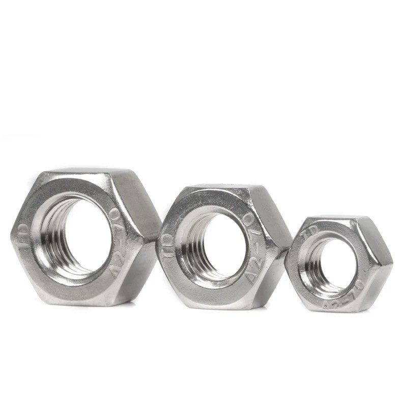 304 Din934 Din Hexagon Nut Manufacturerm2-m30 Passivated 5-15 Days M2-m30 Stainless Steel Coupling Hex Nut 3