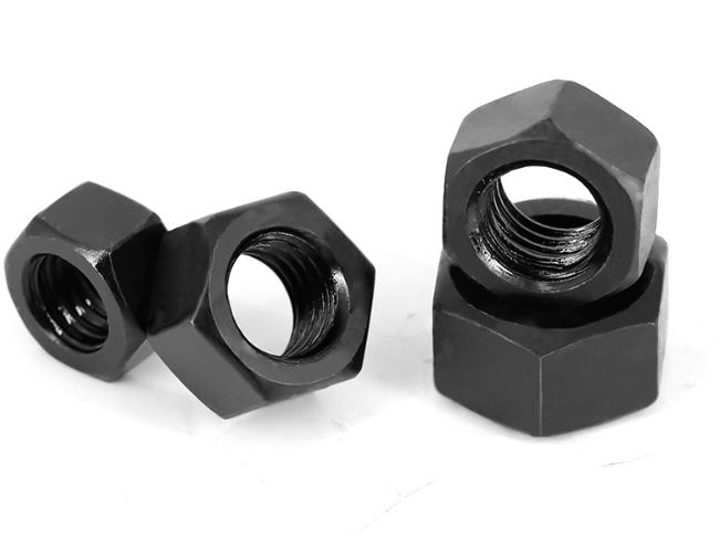 Carbon Steel Black Oxide Hex Nuts – Mild Corrosion Resistance