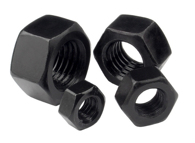 Carbon Steel Black Oxide Hex Nuts – Mild Corrosion Resistance 2