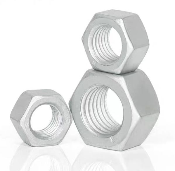 DIN934 Carbon Steel Hot Dip Galvanized Hex Nut Standard Size 2