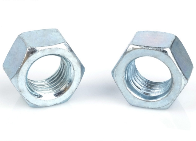 Factory Directly DIN934 MS Blue White Zinc Hex Nut