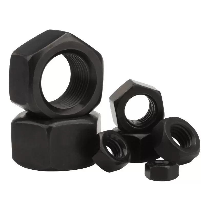 Grade 4.8 Carbon Steel Black Hex Nut