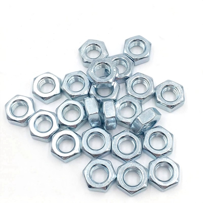 Grade 4.8 Carbon Steel Zinc Plated Hex Nut